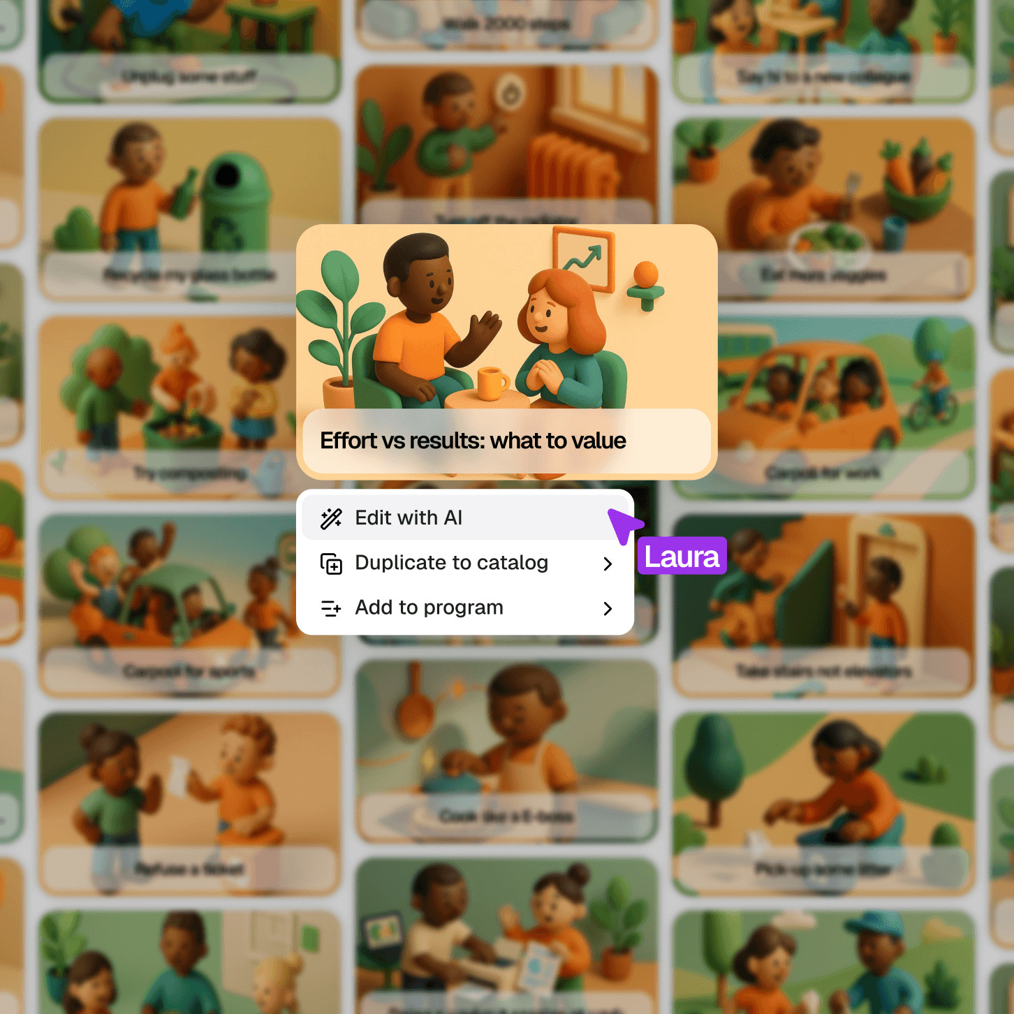 Recognition and appreciation content