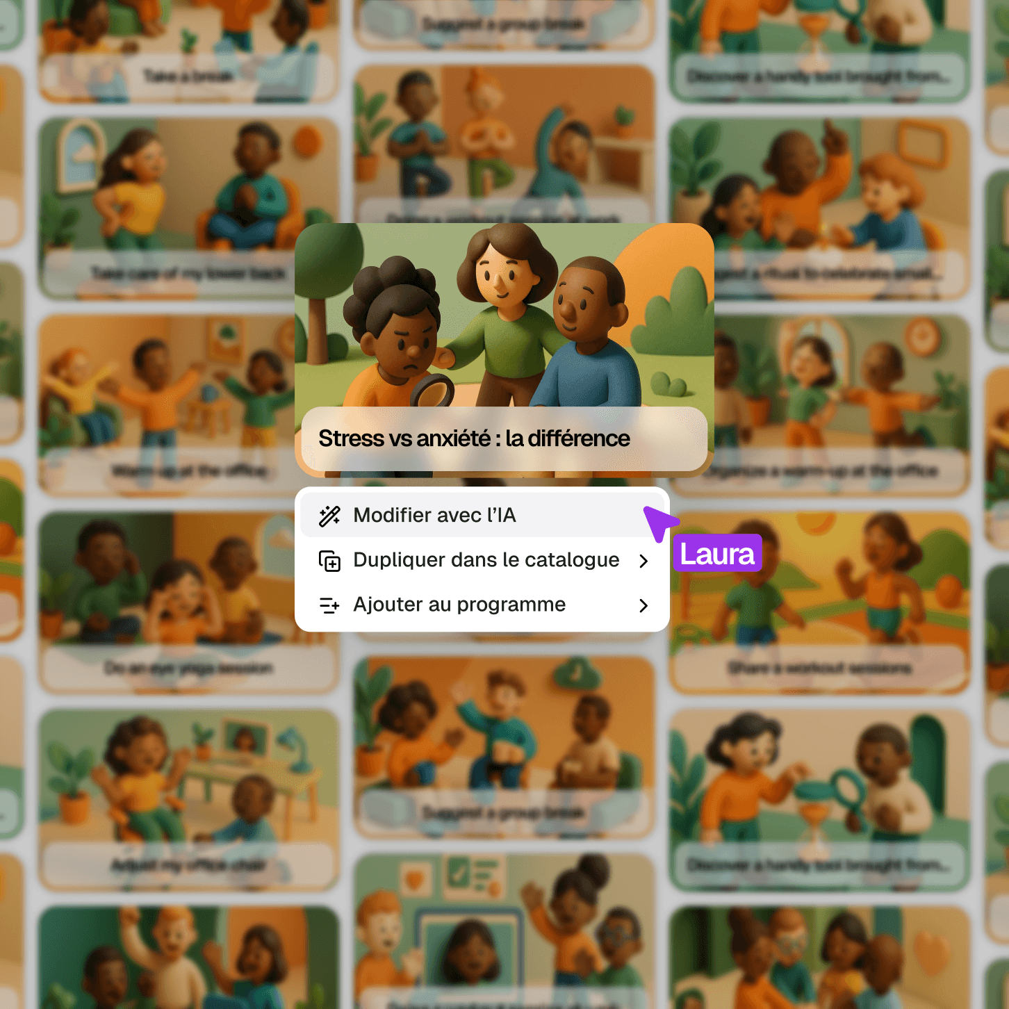 Contenus bien-être et prévention du burnout